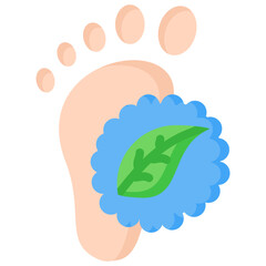 Carbon Foot Print Icon