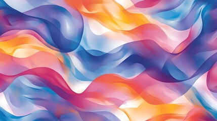 Fototapeta premium Mesmerizing Watercolor Textures in Vibrant Flowing Motion