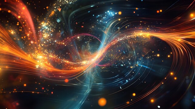 87. A detailed depiction of quantum states and wavefunctions
