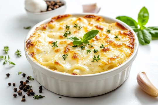 A delicious and comforting dish of Brandade de Morue, a traditional French recipe made with salt cod, potatoes, olive oil, and garlic. This creamy casserole is perfect for a cozy dinner or a special o