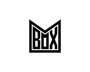 Fototapeta premium BOX logo design vector template. BOX