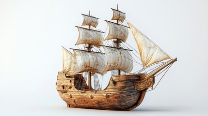 Wooden Sailing Ship