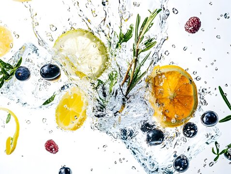 Vibrant Burst of New South Wales Craft Gin with Citrus and Botanical Accents