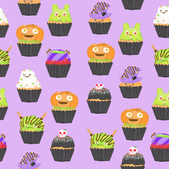 halloween cupcake pattern