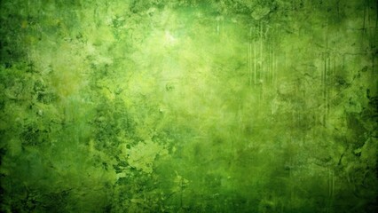 Obraz premium Abstract green grungy background with distressed textures and organic elements, grunge, textured, abstract, green