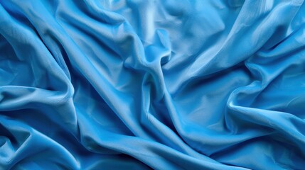 Obraz premium Luxurious blue velvet texture, a soft and smooth textile material, perfect for enhancing elegance in various design or decor projects.