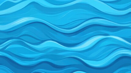 Fototapeta premium Delve into serene ocean ripples, featuring a smooth texture and calming waves. A stylish, modern flat design enhances tranquility.