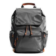 Naklejka premium Premium Black Backpack with Functional Straps