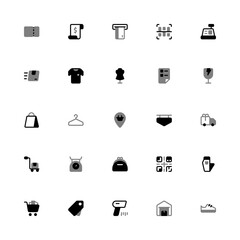 Supermarket Icon with Duotone Style. Shopping Icon Collection with Editable Stroke and Pixel Perfection