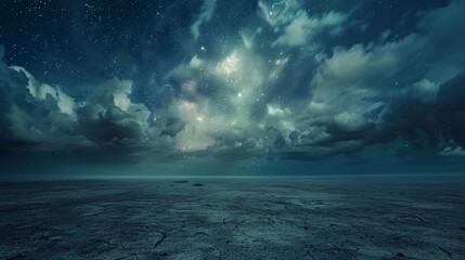 Fototapeta premium dark sky with black clouds