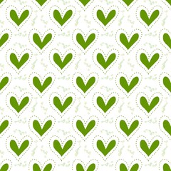 Seamless heart pattern cute background