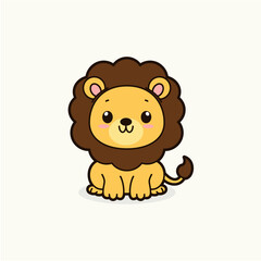 cartoon lion Vector