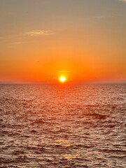 Fototapeta premium sunset in the sea