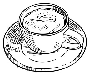 coffee handdrawn illustration