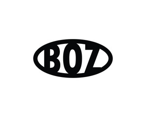 BOZ logo design vector template. BOZ