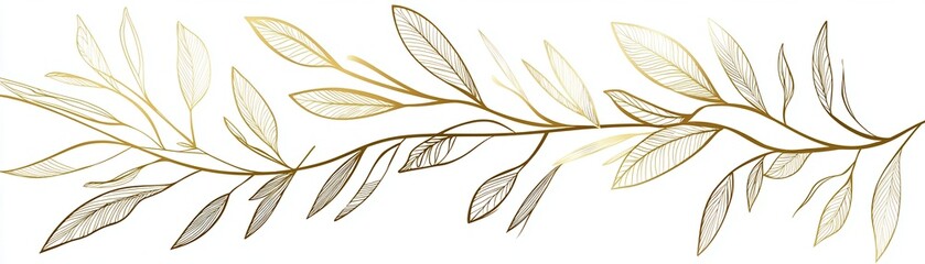 Elegant leaf design with soft hues, perfect for backgrounds and decorative elements in floral and nature-themed projects.