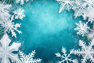 Elegant Winter Holiday Background for Festive Designs, Wonderland Perfect Winter-Themed Background for the Holidays