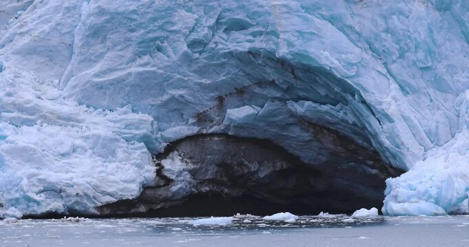 Nordenskiold Glacier In The Arctic, The Nature Of Svalbard