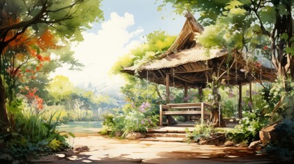Fototapeta premium Thai Environment Day, December 4, Generative AI
