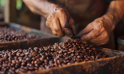 Pictures of coffee and coffee beans, coffee plants