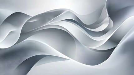 Fototapeta premium Gray and silver abstract vector background with sleek metallic tones and smooth gradient transitions, perfect for modern graphic design, digital presentations, website banners, and minimalist artwork