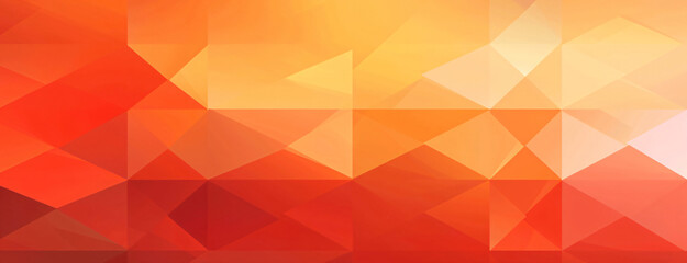 A vibrant abstract background composed of triangular shapes in shades of red and orange, creating an energetic and warm visual effect ideal for modern art concepts.
