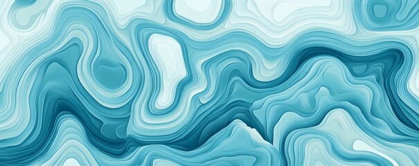 Obraz premium a blue abstract wave with the blue lines.