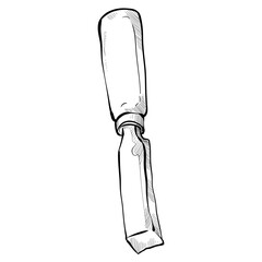 hand chisel handdrawn illustration