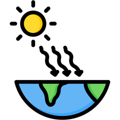 Solar Radiation Icon