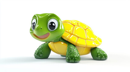 Fototapeta premium Cute Cartoon Turtle.