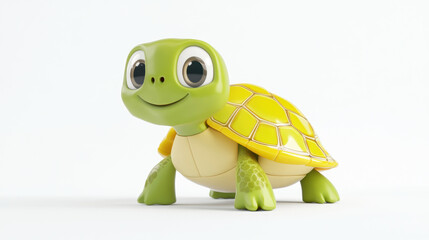 Fototapeta premium Cute Cartoon Turtle.