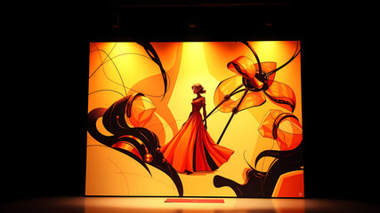 generate a fashion design inspired this picture