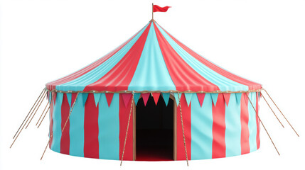 Circus Tent Isolated.