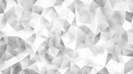 Gray and white polygon mosaic background with abstract geometric shapes for business and corporate use, ideal for professional presentations, websites, and marketing materials