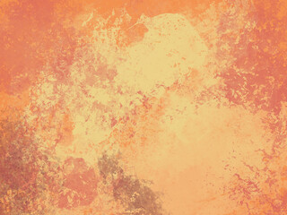 秋を感じるオレンジと黄色のインクの背景