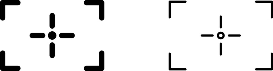 Unique Focus Vector Icon