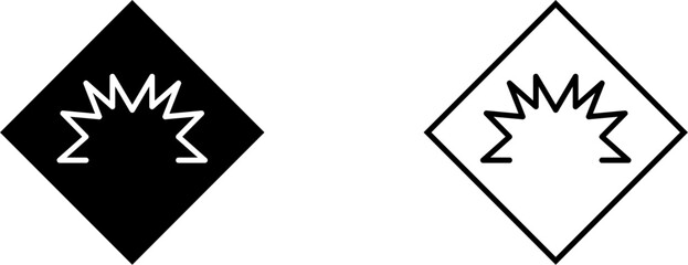 Danger of Welding Flash Vector Icon