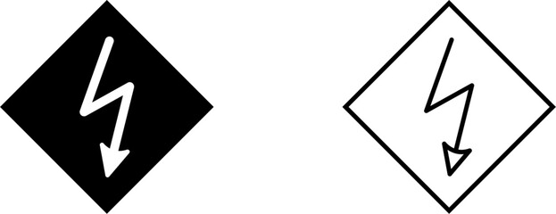 High Voltage Vector Icon