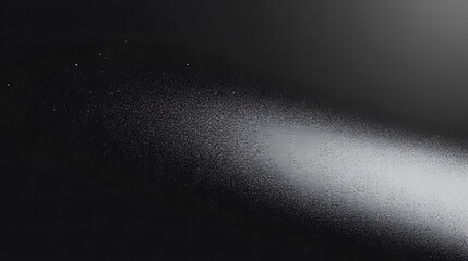 Black, white, and gray grainy gradient background with glowing noise texture. This modern and minimalist design is ideal for posters, covers, or headers, providing a sleek and sophisticated backdrop
