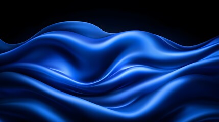 Obraz premium Abstract Blue Wave Background