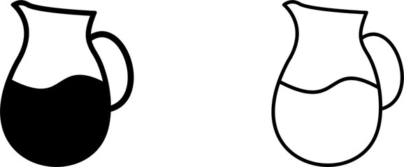 Milk Jug Vector Icon