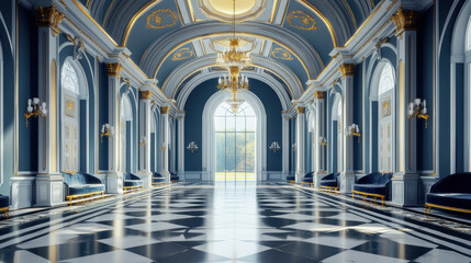 Fototapeta premium Palace Hallway.