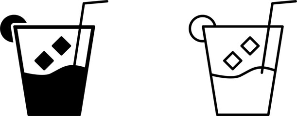 Unique Whiskey Sour Vector Icon
