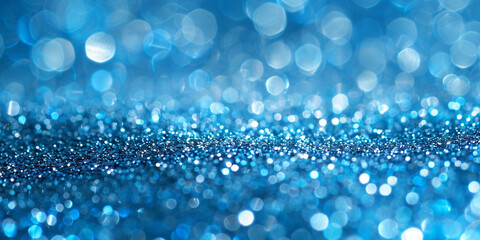  Close-Up of Water with Glowing Blue Light and Bubbling Effect