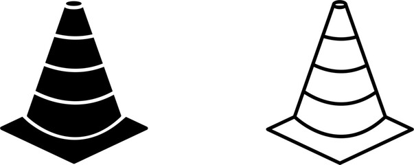 Unique Cone Vector Icon