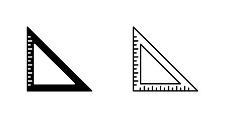 Set Square Vector Icon