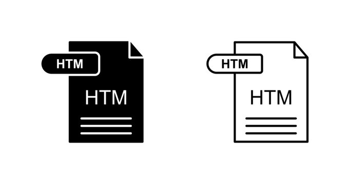 HTM Vector Icon