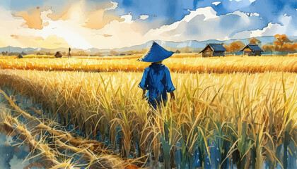 Harvest Time: A Farmer's Day in the Field