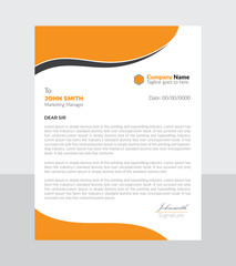corporate and minimalistic professional business letterhead design for for ant occasion