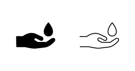 Hands Airdrop Vector Icon